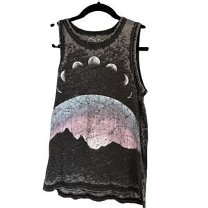 Chaser Brand Moon Tank Gray Size Small